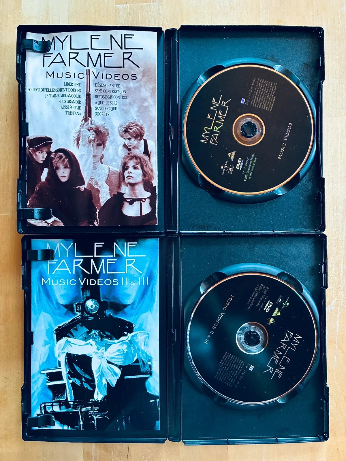 Lot 2 DVD Mylene Farmer Music Videos 1, 2 and 3. – photo 2